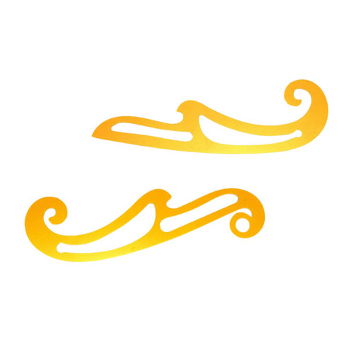 SEWACC 2pcs Curve Ruler rulers Bulk Sewing t Tool Curved Tailor Ruler French Curve Scale Ruler Quilling Tool Clothes Sample Cutting Ruler Ellipse Metric System Plastic Proofing Ruler