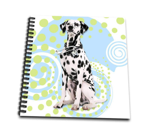 3dRose db_212085_3 Cute Dalmatian Dog with Eyeglasses and Stethoscope Nurse Or Doctor-Mini Notepad, 4 by 4"