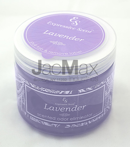 Lavender 13 Oz Solid Gel- Scented Odor Eliminator Air Freshener By Expressive Scent