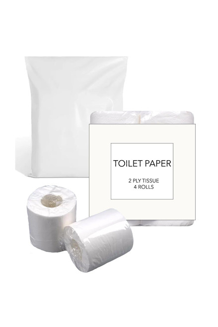 Pack of Toilet Paper, Easy storage, Individually wrapped rolls, 240 sheets per roll (6)