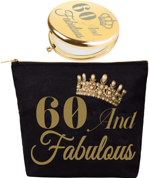60th Birthday Gifts for Women,60 Year Old Gifts for Women,60th Birthday Mirror,60th Birthday Makeup Bag,60th Birthday Gift Ideas,Happy 60th Birthday Gifts for Women,Gift for 60 Year Old Woman