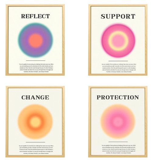 4 Pieces Aura Posters for Room Aesthetic Positive Colorful Aura Grainy Inspirational Quotes Canvas Wall Art Spiritual Print Painting Pastel Home Room Decor for Bedroom 8x10in Unframed 4 Pieces Aura Posters for Room Aesthetic Positive Colorful Aura Grainy Inspirational Quotes Canvas Wall Art Spiritual Print Painting Pastel Home Room Decor for Bedroom 8x10in Unframed