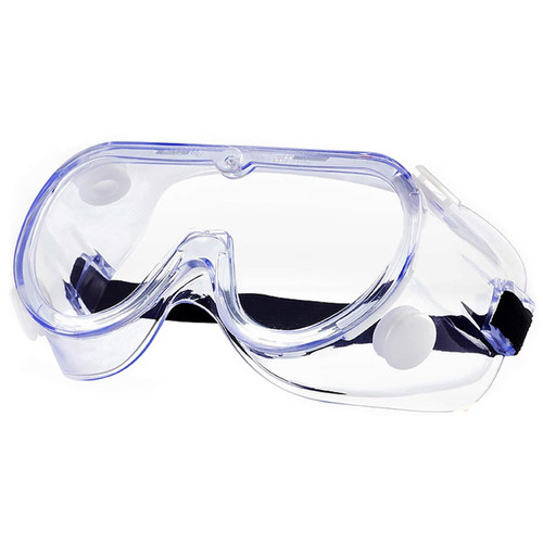 Safety Goggles Anti Fog Adjustable Over the Glasses Wide Vision Eye Protection for Chemical Splash