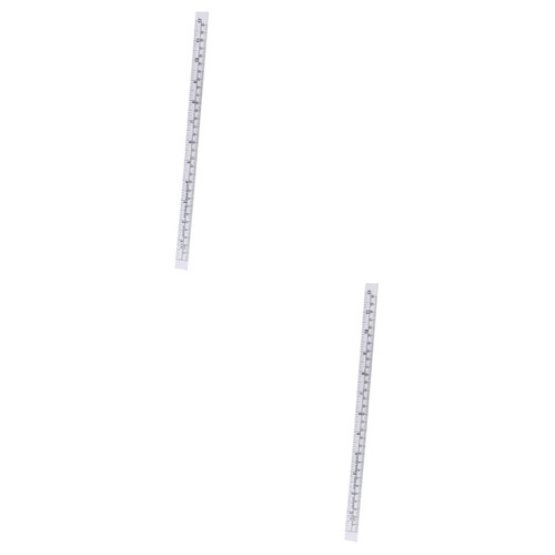 DOITOOL 2 Pcs 12 Waterproof Stickers Waterproof Tape Fishing Stickers Water Proof Stickers Adhesive Fish Ruler Sticky Measuring Tape Self-Adhesive Measuring Tape Self-Adhesive Tape Ruller