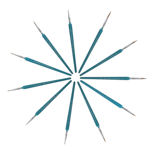 EXCEART 11pcs Line Drawing Pen Fine-tip Brush Miniature Painting Brushes Oil Painting Brushes Art Paint Brushes Detailing Painting Pen Watercolor Drawing Brush Art Painting Supplies Set