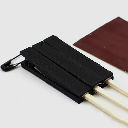 SUMAG Lit Match Producer Magic Tricks Close up Illusions Gimmicks Mentalism Props Accessories (Three Times)