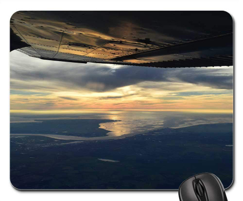 Mouse Pad - Cessna Pilot Aircraft Sun Fly Aviation