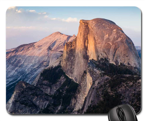 Mouse Pad - Half Dome Yosemite National Park Mountain Peak