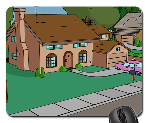 Mouse Pad - Fan Art Simpsons Home Comic