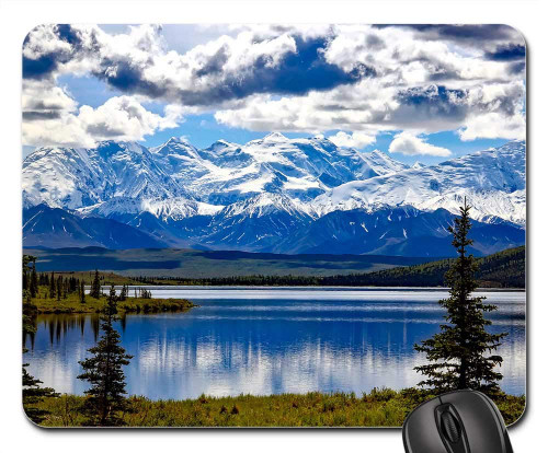 Mouse Pad - Denali National Park Alaska Sky Clouds Mountains Mouse Pad - Denali National Park Alaska Sky Clouds Mountains