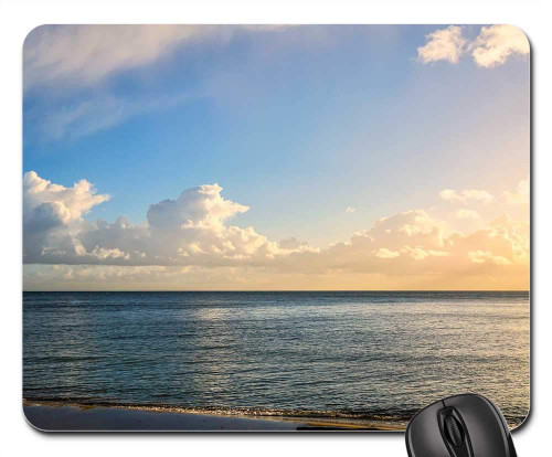 Mouse Pad - Seashore Clouds Water Beach Ocean Nature Sea Sky