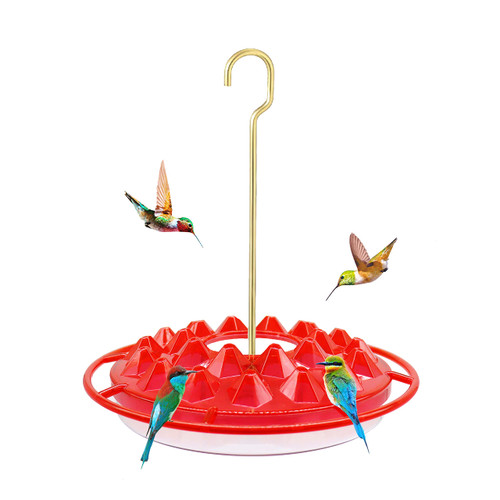 Hummingbird Feeders for Outdoors, Leak Proof, Hanging Bird Feeder for Hummingbirds, with 25 Feeding Ports, Easy to Fill and Clean, Suit for Garden Hummingbird Feeders for Outdoors, Leak Proof, Hanging Bird Feeder for Hummingbirds, with 25 Feeding Ports, Easy to Fill and Clean, Suit for Garden