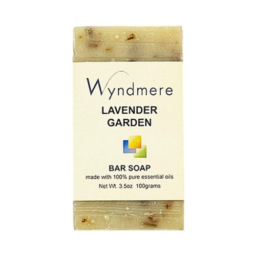 Wyndmere Lavender Garden Bar Soap - Made with 100% Natural Ingredients - Handcrafted in Small Batches in Minnesota - 3.5oz Bar
