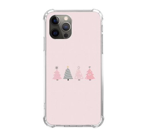Ospavbinez Cute Pink Christmas Tree Case Compatible with iPhone 14 Pro Max, Winter Christmas Case for iPhone 14 Pro Max for Teens Men and Women, Cool TPU Bumper Phone Case Cover