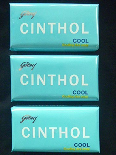 3 X Godrej Cinthol Cool Bath Soap Cooling Deo Soap (75g X 3 Soap)