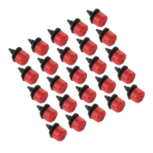 Yardwe Sprinklers 100pcs Riding Hood Nozzle Drippers for Drip Irrigation Emitter Sprinkler Drip Emitter Water Dripper for Plants Micro Sprinkler Plastic Faucet Adjustable Showerhead