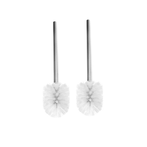 Alipis 2PCS Toilet Bowl Brush limpiador de pisos wc Cleaning bristles Toilet Scrubber Brush Toilet Brush Head Toilet Plunger Holder Toilet Scrub Brush White Cleaning Brush Hanging
