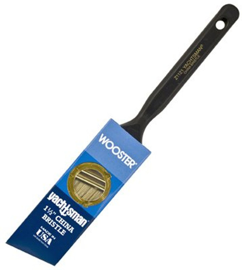Wooster Yachtsman 1-1/2 in. W Angle White China Bristle Paint Brush Wooster Yachtsman 1-1/2 in. W Angle White China Bristle Paint Brush
