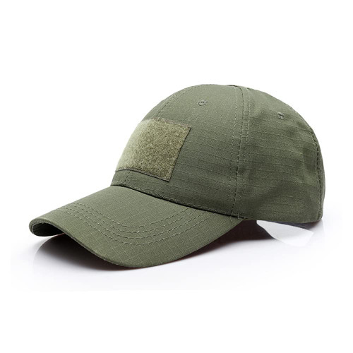 TopTie Tactical Hat Constructed Operator Baseball Cap Trucker with Loop Patches-Army Green
