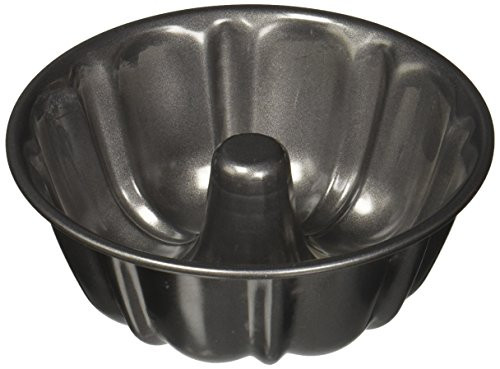 Wilton 2105-2342 Mini Fluted Tube Pan, 6-Inch, Grey