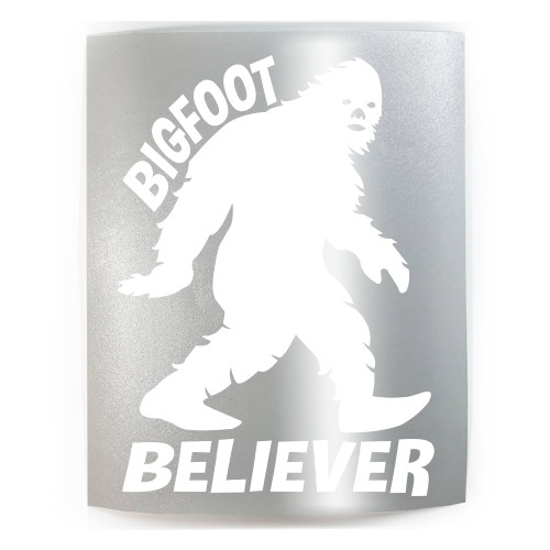 BIGFOOT BELIEVER Sasquatch - PICK COLOR & SIZE - Vinyl Decal Sticker A