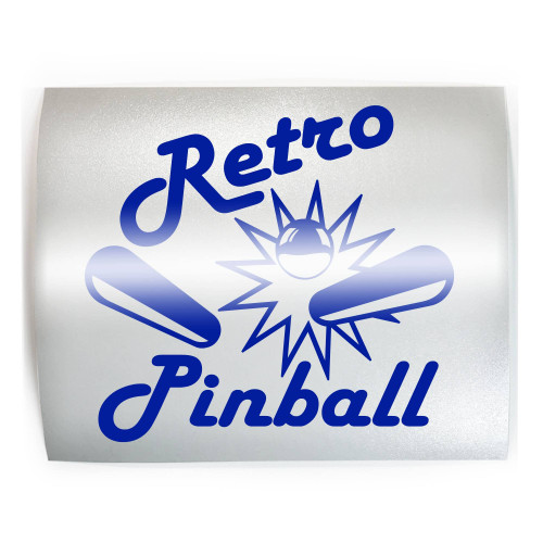 RETRO PINBALL - PICK COLOR & SIZE - Player Machine Vinyl Decal Sticker E