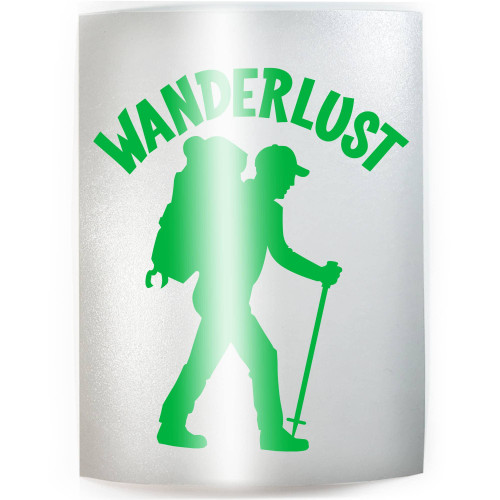 WANDERLUST Hiker - PICK COLOR & SIZE - Hike Thru Hiking Vinyl Decal Sticker F