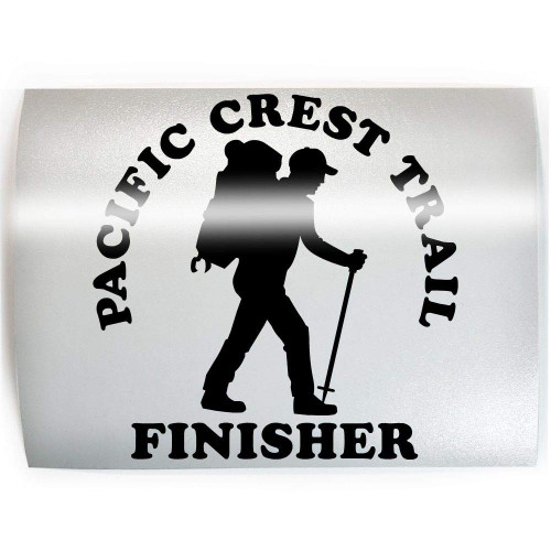 PACIFIC CREST TRAIL FINISHER - PICK COLOR & SIZE - Hiking PCT Thru Hiker Vinyl Decal Sticker B