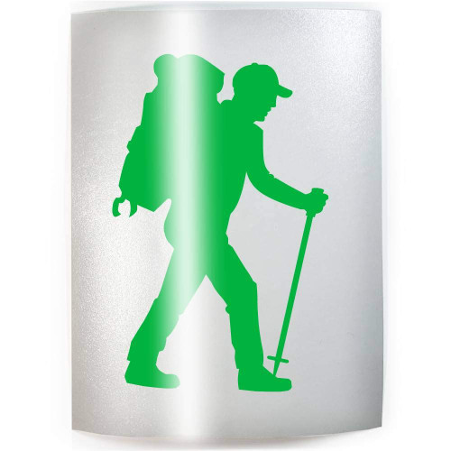 Hiker - PICK COLOR & SIZE - Hike Hiking Vinyl Decal Sticker F