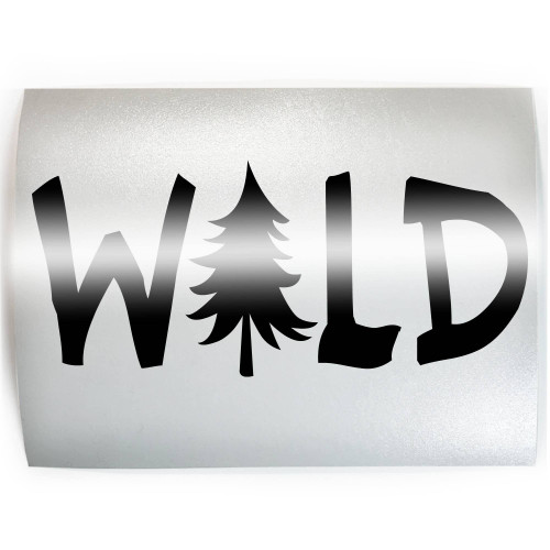 WILD Tree Hiker - PICK COLOR & SIZE - Hike Thru Hiking Vinyl Decal Sticker B