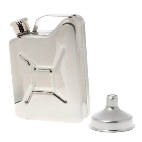 5oz Stainless Steel Jerry Can Hip Flask Liquor Whisky Pocket Bottle Men Gift Footrest Stool Under Desk Ergonomic