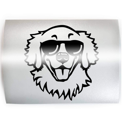 SUNGLASSES Golden Retriever Dog - PICK COLOR & SIZE - Breed Vinyl Decal Sticker B