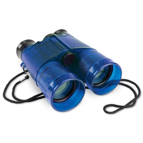 Learning Resources Binoculars with Lanyard, Science Exploration, STEM, Goggles, Blue, Ages 5+