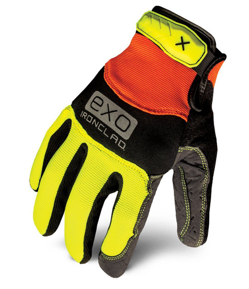 Ironclad EXO-HVP-04-L Hi-Viz Pro Gloves, Large