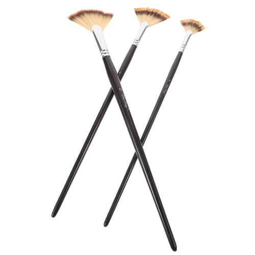 EXCEART 3pcs Nylon Brush Paintbrushes Kids School Prizes Students Drawing Stationery Artist Fan Brush Watercolor Fan Brush Oil Painting Brushes Flat Acrylic Oval Office Student Drawing EXCEART 3pcs Nylon Brush Paintbrushes Kids School Prizes Students Drawing Stationery Artist Fan Brush Watercolor Fan Brush Oil Painting Brushes Flat Acrylic Oval Office Student Drawing