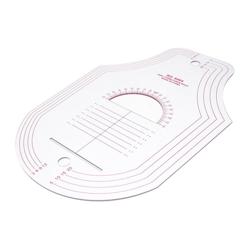 EXCEART 2pcs Curve Grading Ruler Patchwork Ruler DIY Sewing Ruler Multi?Function Curve Ruler Proofing Curve Ruler Sewing Rulers Sewing Measure Tool Plastic French Stationery Ruler