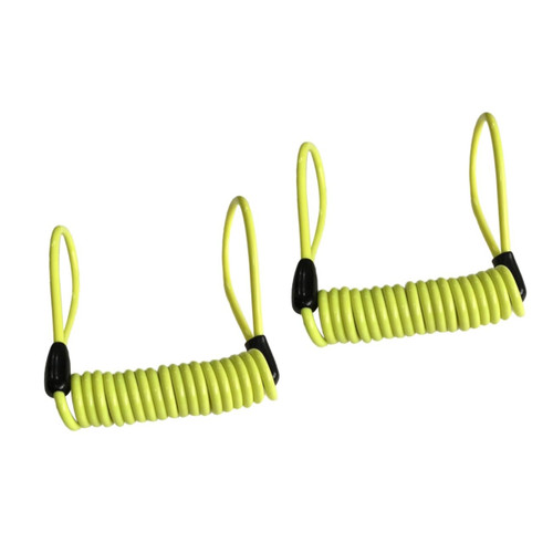 BESTOYARD 2 Pcs Mountain Bike Lock Bike Wheel Lock Cable Motorcycle Bike Reminder Cable Bike Safety Tool Helmet Lock Heavy Duty Bike Lock Bike Disc Lock Cable Wire Rope European and American