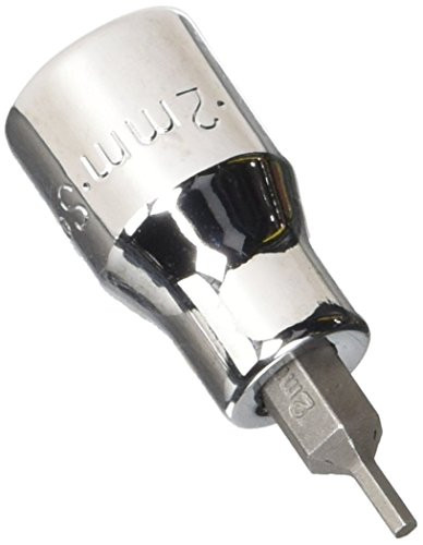 SK Hand Tool 41400 Drive Hex 2mm Bit Socket, 3/8-Inch, Chrome