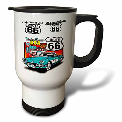 3dRose Sun Conure Travel Mug, 14-Ounce