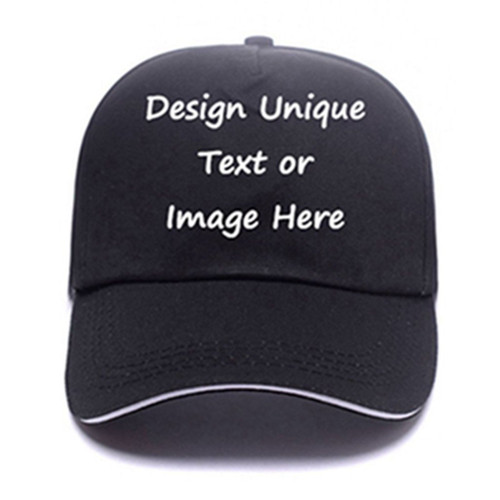 Custom Hat Print Design Fashion Men Women Trucker Hats Adjustable Snapback Baseball Caps Black Custom Hat Print Design Fashion Men Women Trucker Hats Adjustable Snapback Baseball Caps Black