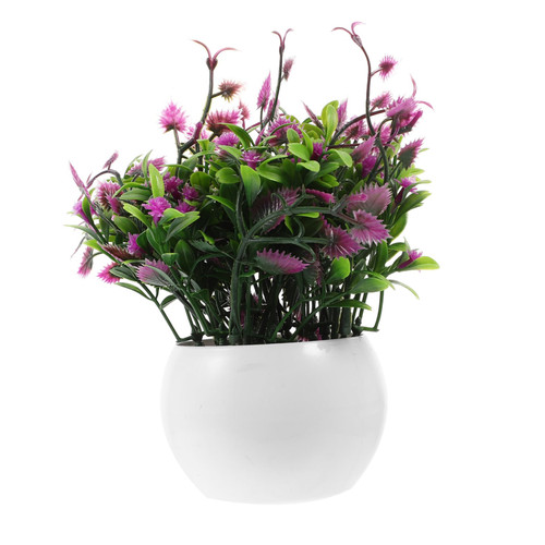 Happyyami Artificial Plants for Outdoors Faux Plants Indoor Plants for Outside houseplants Bonsai Home Decor House Plants Faux Outdoor Plants Tabletop Potted Plant Small Plant Flowers Foam