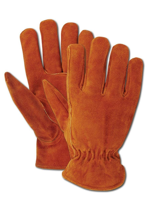 MAGID TB441ET Men's Pro Grade Collection Fleeceined Suede Gloves, Large