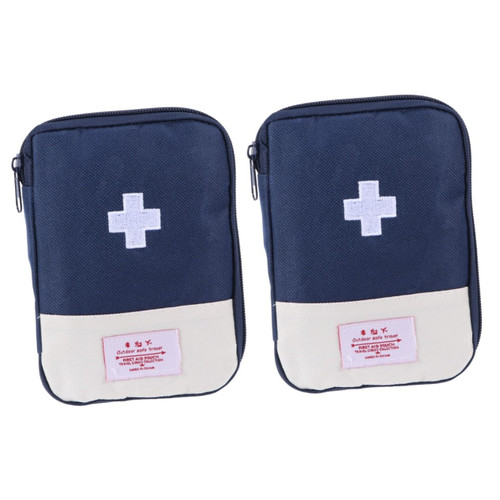 Healifty 2pcs Hiking Backpack Korean Backpack Camping Backpack Carryon Backpack First Aid Backpack First Aid Medicine Packets Camping First Aid Kit Medical Backpack South Korea Field Travel