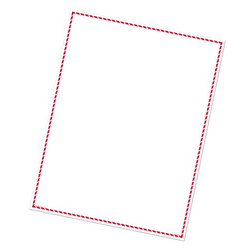 GHS/HazCom 2012: GHS Red Border 1-up Supplier Label, 8.5" x 11" (Pack of 100)