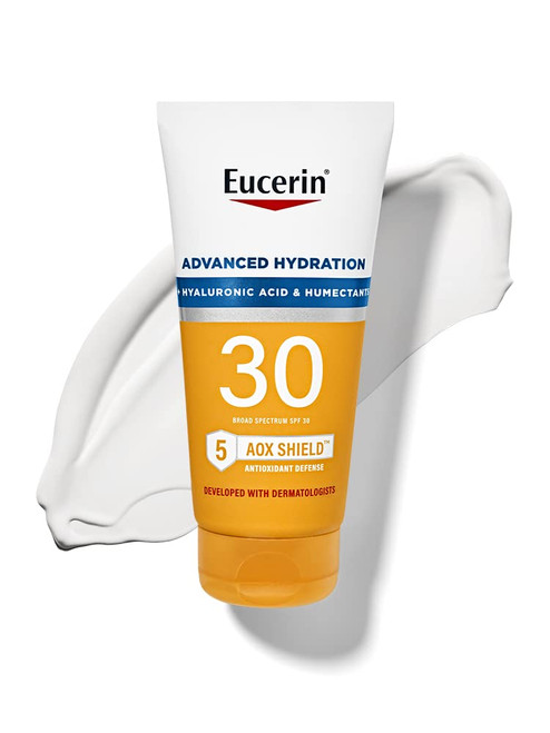 Eucerin Sun Advanced Hydration SPF 30 Sunscreen Lotion, 5 Fl Oz Tube