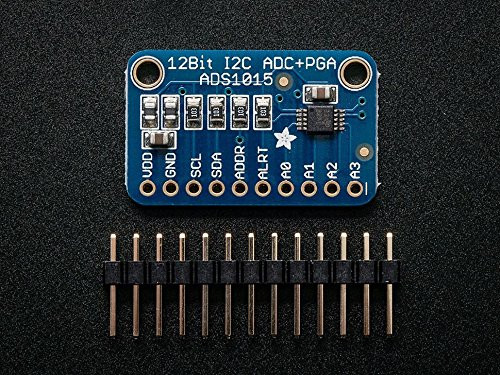 Adafruit ADS1015 12-Bit ADC - 4 Channel with Programmable Gain Amplifier [ADA1083]