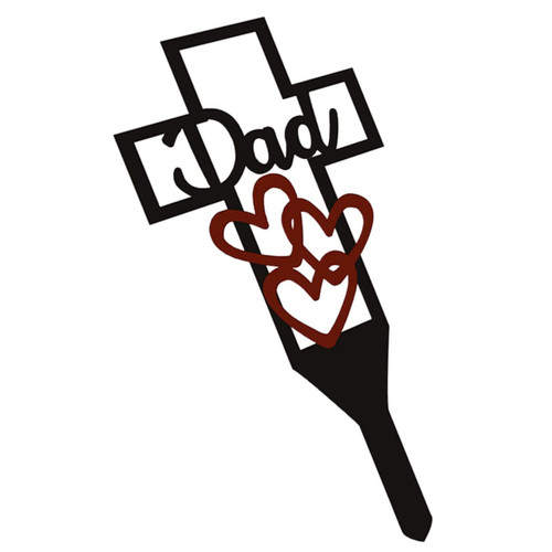 ORFOFE Memorial Plaque Stake Grave Cross Lawn Stake Grave Crosses Cemetery Dad Grave Decorations Cemetery Memorial Decor Cross Decor Yard Stake Iron Cross Garden Father The Cross