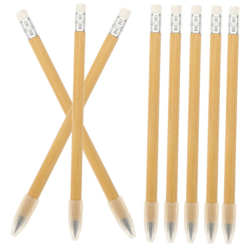LALAFINA 8pcs Graphite Eternity Pencil Engraved Pencils Everlasting Pencils Inkless Pen Infinite Pencil Forever Pencil Eternal Pencil Drafting Pencils Not Supplies Child Bamboo