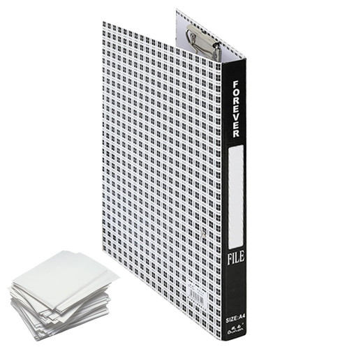 Quick Clip Document Organizer, Secure Grip Binder File Folders, Lightweight Document Binders, 140 A4 Sheets Capacity File Storage Folder, Porrtfolio Folders for Wedding Planner Students Home Office