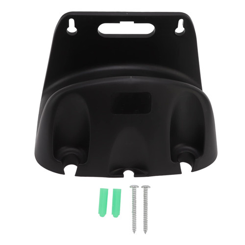 Garden Hose Holder, Water Hose Holder, Outdoor Hose Reel, Wall Mounted Water Pipe Reel Bracket Hose Pipe Hanger Water Hose Storage Reel Holder for 20m Tube Winding(black)